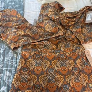 NWT Albion fit swim skirt, Simone bottoms and crop top Golden Hour sz l/m